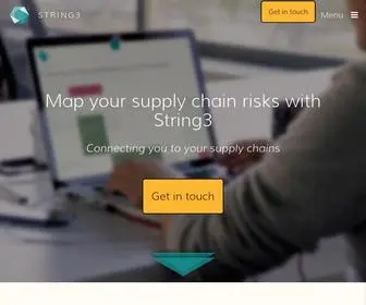 Getstring3.com(Map your supply chain risks) Screenshot