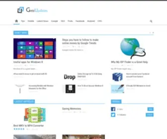 Getsupdates.com(Tech Zone) Screenshot