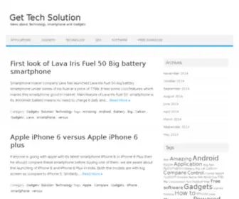 Gettechsolution.com(Get Tech Solution) Screenshot