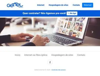 Gettel.com.br(Gettel Internet) Screenshot