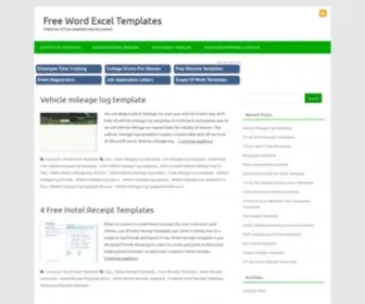 Gettemplatesfree.com(Free Word Excel Templates) Screenshot