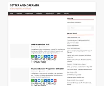 Getterdreamer.co.za(My Blog) Screenshot