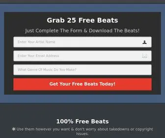 Getthatbeat.com(25 Free Beats) Screenshot