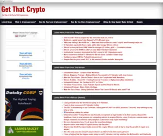 Getthatcrypto.online(Get That Crypto) Screenshot
