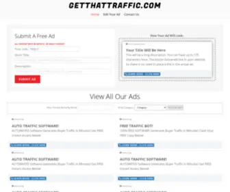 Getthattraffic.com(High Traffic Academy) Screenshot