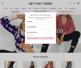 Getthattrend.com(Get That Trend) Screenshot
