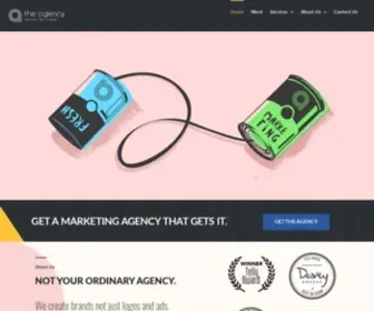 Gettheagency.com(Creative Tech Advertising & Marketing Agency) Screenshot