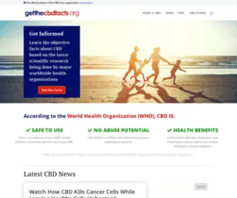 Getthecbdfacts.org(CBD Facts) Screenshot