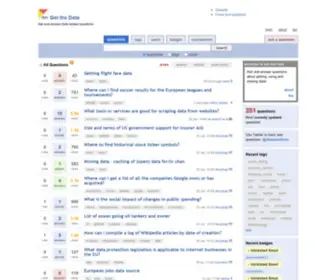 Getthedata.org(Getthedata) Screenshot
