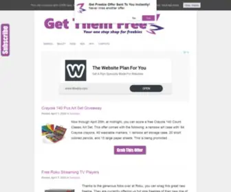 Getthemfree.com(Get Stuff For Free Online) Screenshot
