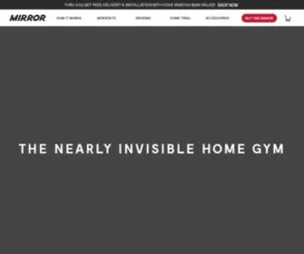 Getthemirror.com(The Future of Fitness) Screenshot