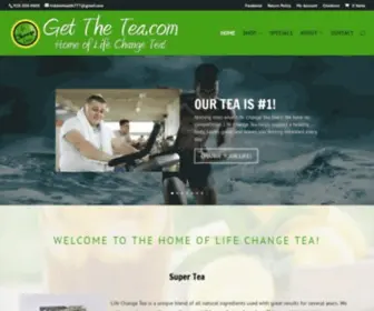 Getthetea.com(Life Change Tea) Screenshot