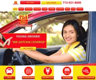 Gettia.com(Texas Insurance Agency) Screenshot