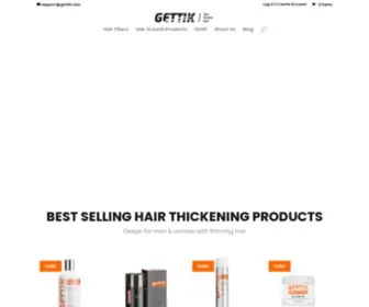 Gettik.com(30 seconds away from your thicker hair) Screenshot