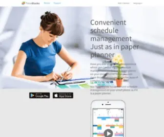 Gettimeblocks.com(Mobile Planner (Calendar/Todo/Note)) Screenshot