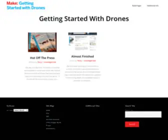 Gettingstartedwithdrones.com(Getting Started With Drones) Screenshot