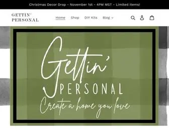 Gettinpersonal.com(Pattern by Etsy) Screenshot