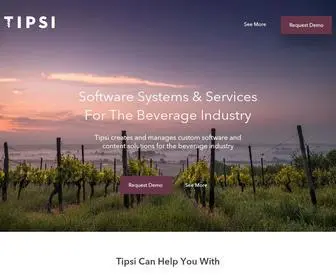 Gettipsi.com(Beverage Alcohol Technology and Data Solutions) Screenshot