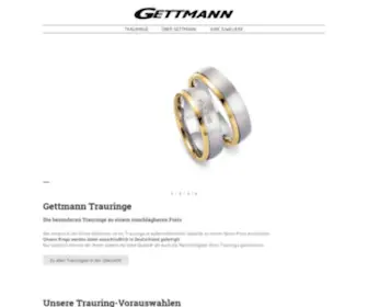 Gettmann-Trauringe.de(Gettmann Trauringe Eheringe) Screenshot