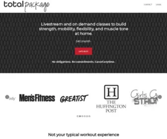 Gettotalpackage.com(Total Package Membership Site) Screenshot