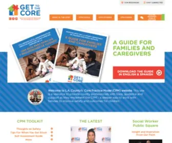 Gettothecore.org(An Evolution of Practice in Los Angeles County) Screenshot