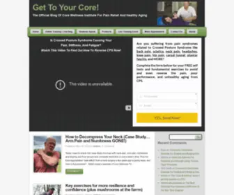Gettoyourcore.com(Core Wellness) Screenshot