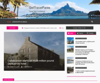 Gettravelfares.com(Travel With Confidence) Screenshot