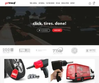 Gettread.com(Online Tires) Screenshot