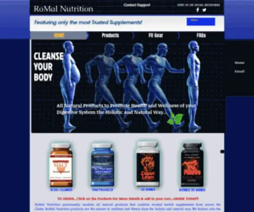 Gettrustedsupplements.com(RoMal Nutrition) Screenshot
