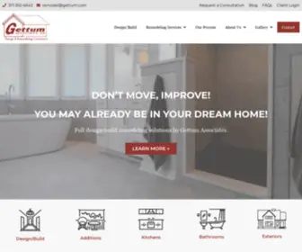 Gettum.com(Indianapolis Remodeling Company) Screenshot