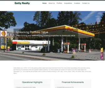 Gettyrealty.com(Getty Realty) Screenshot