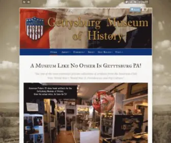 Gettysburgmuseumofhistory.com(The Gettysburg Museum of History) Screenshot