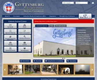 Gettysburgpa.gov(Gettysburg PA) Screenshot