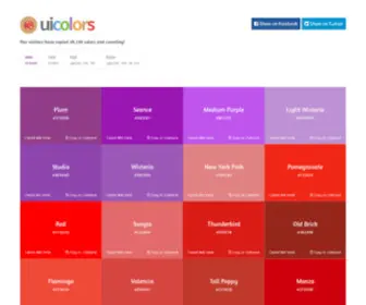 Getuicolors.com(UI Colors) Screenshot