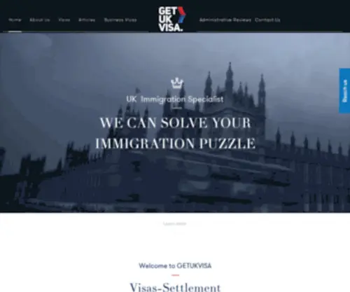 Getukvisa.co.uk(UK Visas and Immigration) Screenshot