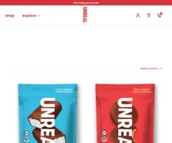 Getunreal.com(Chocolate snacks) Screenshot