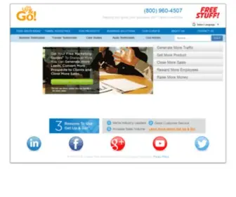 Getupandgo.com(Travel Incentives by Get Up & Go) Screenshot