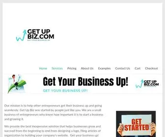 Getupbiz.com(Get Your Business Up) Screenshot