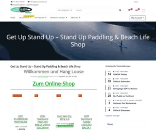 Getupstandup.de(Get Up Stand Up) Screenshot