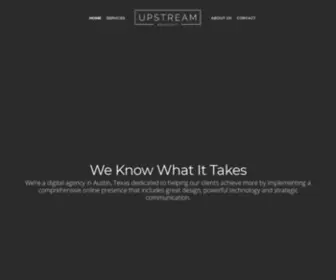 Getupstream.com(Upstream Communications) Screenshot