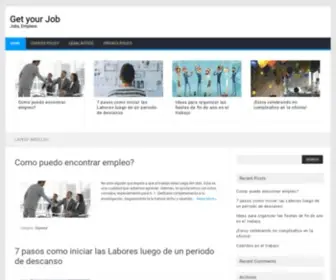 Geturjob.com(Get Your Job a free Job Posting Site and job portal) Screenshot
