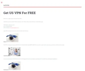 GetusVPN.com(Get US VPN For FREE) Screenshot