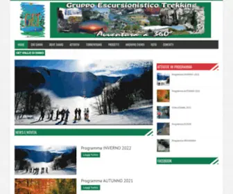 Getvallodidiano.it(GET Gruppo Escursionistico Trekking) Screenshot