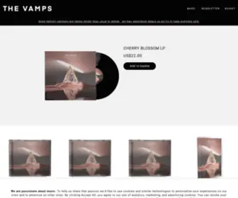 Getvamps.com(Official THE VAMPS Store) Screenshot