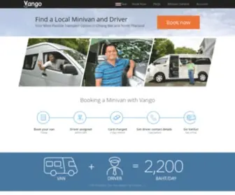 Getvango.com(Minivan with Driver Rental in Northen Thailand) Screenshot