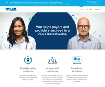 Getvim.com(A healthcare platform for payer) Screenshot