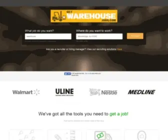 Getwarehousejobs.com(Get Warehouse Jobs) Screenshot
