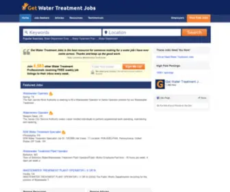 Getwatertreatmentjobs.com(Your Water Treatment Jobs Site @) Screenshot