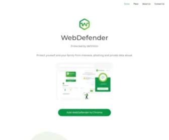 Getwebdefender.com(WebDefender) Screenshot