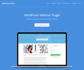 Getwebinarpress.com(WebinarPress (WP WebinarSystem)) Screenshot